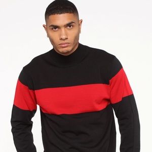 Fashion Nova men mock neck sweater